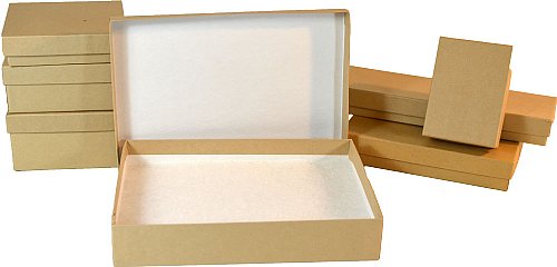 Kraft Matte Jewelry Boxes