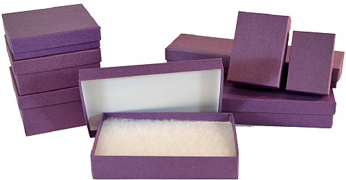 Purple Matte Jewelry Boxes