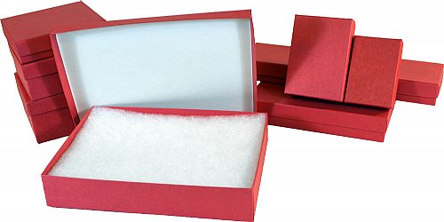 Red Matte Jewelry Boxes