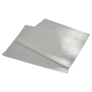 3/4" Clear Round Stickers  (100/pack)