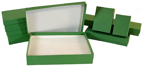 Dark Green Matte Jewelry Boxes