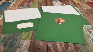 Green Two Pocket Matte Folder