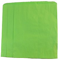 Large Green Paper Merchandise Bag (12" x 15")