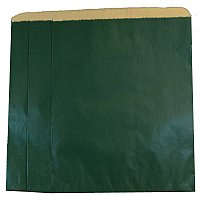 Large Hunter Green Paper Merchandise Bag (12" x 15")