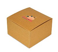 1-Piece 3 x 3 x 2 KRAFT Gift Boxes
