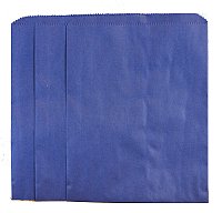 Small Navy Blue Paper Merchandise Bag (8.5" x 11")