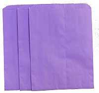 Small Purple Paper Merchandise Bag (8.5" x 11")