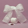1-1/2" White Bella Paper Ribbon (1-25yds Roll)
