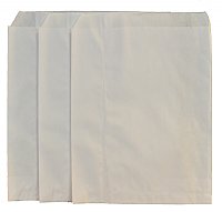 Small White Paper Merchandise Bag (8.5" x 11")