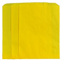 Small Yellow Paper Merchandise Bag (8.5" x 11")