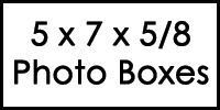 5 x 7 x 5/8 Photo Boxes