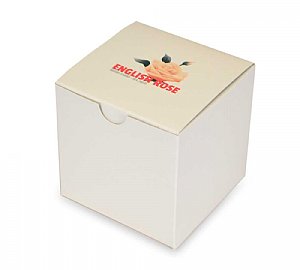 1-Piece 4 x 4 x 4 GLOSS WHITE Gift Boxes