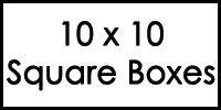 10x10 Square Boxes