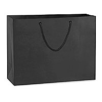 BLACK 13 x 5 x 10  Retail Tote Bag