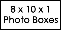 8 x 10 x 1 Photo Boxes