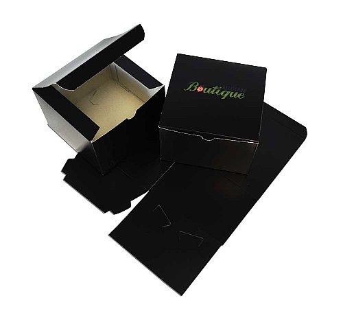 1-Pc Black Gloss Gift Boxes
