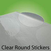 Clear Round Stickers