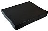BLACK LEATHER 11-7/8 x 14-7/8 x 2  Photo Print Boxes 