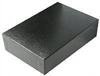 BLACK LEATHER 4-1/4 x 6-1/4 x 1-1/2  Photo Proof Boxes 
